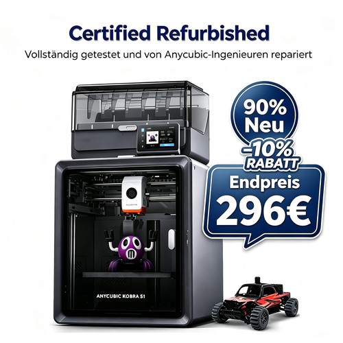 Refurbished anycubic - 【refurbished, 90%】