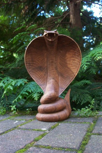 Edle holz kobra aus bali - edle,