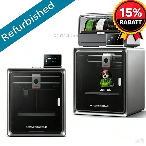 Refurbished drucker - refurbished, 3d